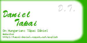 daniel tapai business card